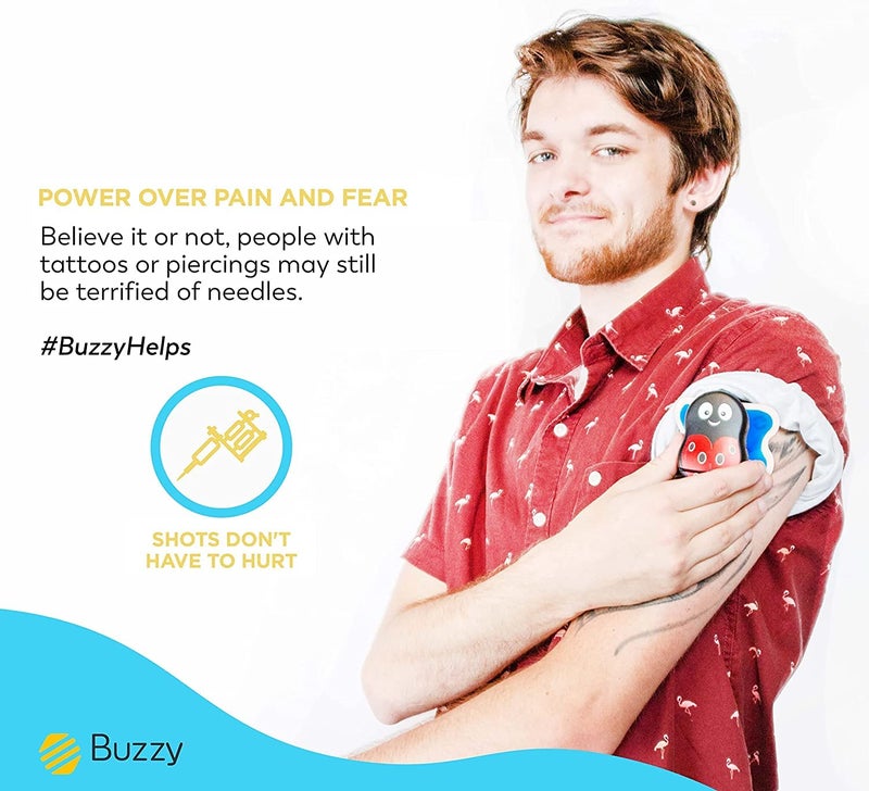 Buzzy - Personal - Injection Pain Relief Vibration Device for Vaccines, IVF, Insulin, & Finger Pricks â€“ Eases Needle Pain & Fear â€“ Numbing Cream Alternative - LadyBuzz - Image 3
